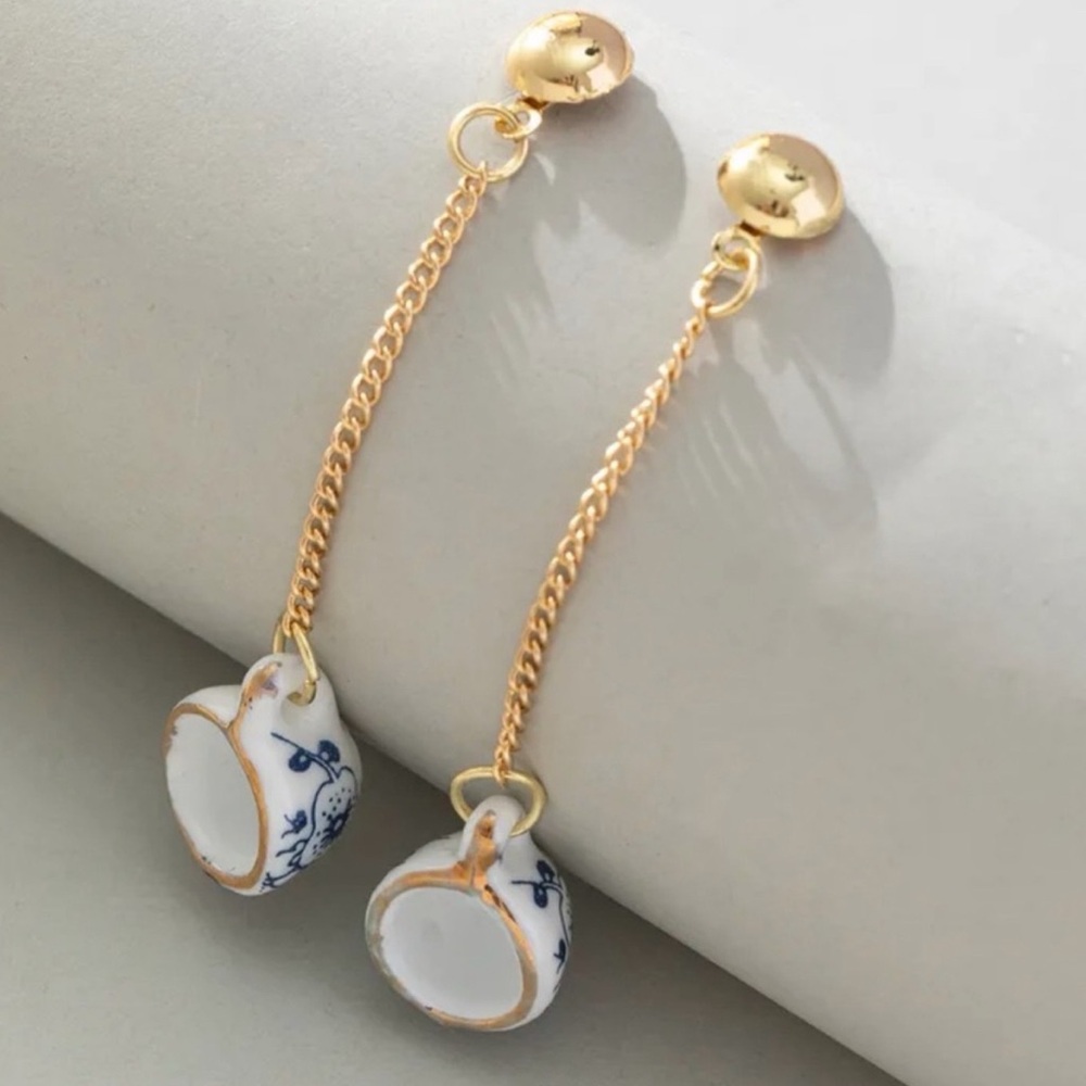 Portofino Teacup Dangle Earrings